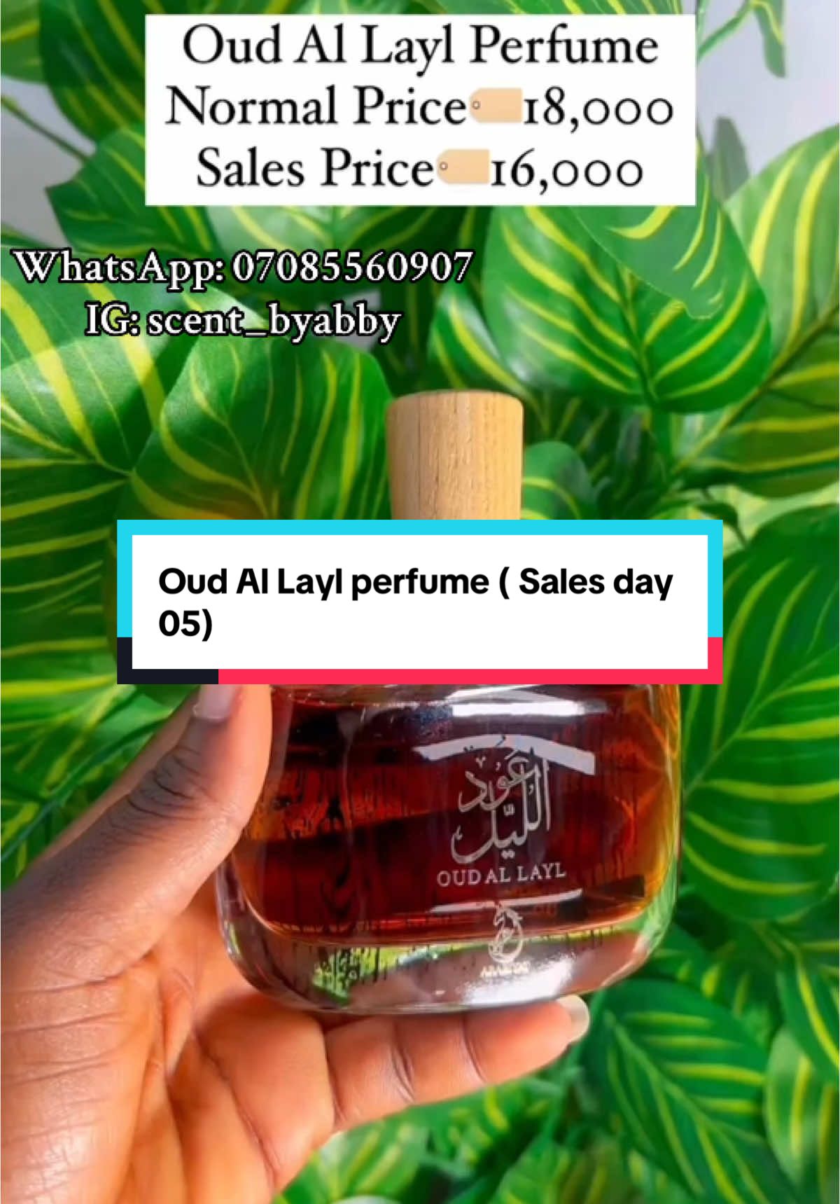 Oud Al Layl perfume is one of the strongest unisex perfume have ever seen. It last for 48hrs and trust it to cause problem in a good way Price🏷️16,000 on sales  Send a DM to order on WhatsApp or IG, link in bio  Sales date: Dec 6th- 15th and delivery start after the end of the sales #perfumeformen #perfumetiktok #perfumeforwomen #perfumevendorinlagos 