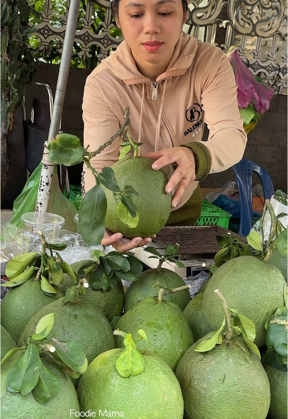 Amazing Giant Pink Orange! Vietnamese Lady Selling Pink Pomelo - Fruit Cutting Skills - Vietnamese Street Food Price : Price : VND 65,000 / USD 2.6 Location : Chợ Tân Quy google map : https://goo.gl/maps/feNsvpkBkFaWLoZQ7