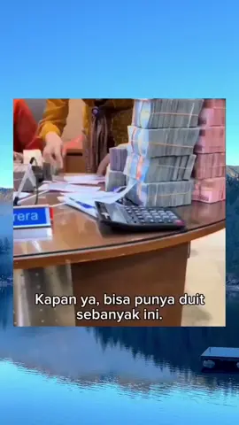 kapan ya bisa punya duit sebanyak itu #core #vibes #money #uang #bank 