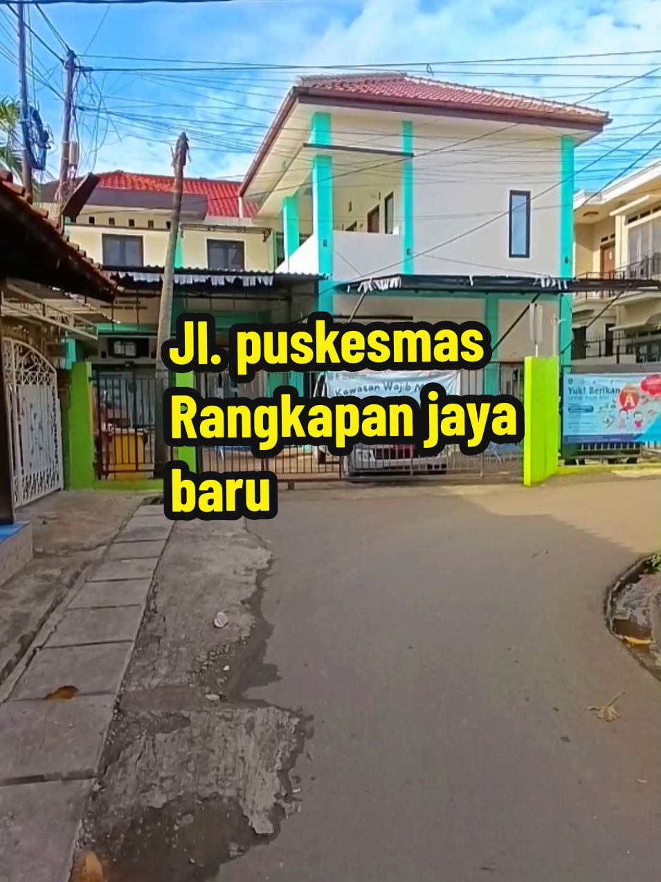 jalan puskesmas rangkapan jaya baru #rangkapanjayabaru #jalankeadilan #sawangan #depok #kotadepok #jawabarat #indonesia🇮🇩 