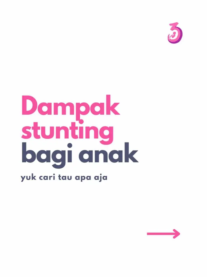 Dampak stunting pada anak apa sih moms emangnya? Yuk cari tau sebelum terlambat #stunting 