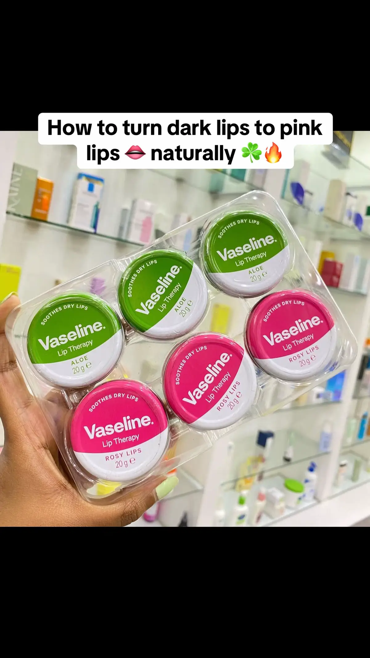 #vaseline #fyp #lipgloss #lipswatch #lipswatches #biglips #fyp #viral #satisfying #oddlysatisfying #lipglossswatch #pinklips