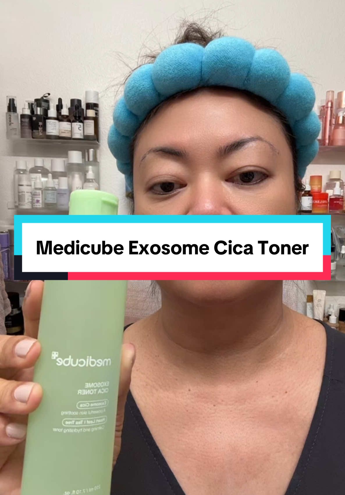 I finally got it. The Medicube Exosome Cica Toner. I love calming and soothing toners. @medicube @medicube_us #medicube #medicubeexosome #medicubetoner #kbeauty #koreantoner #koreanskincare 