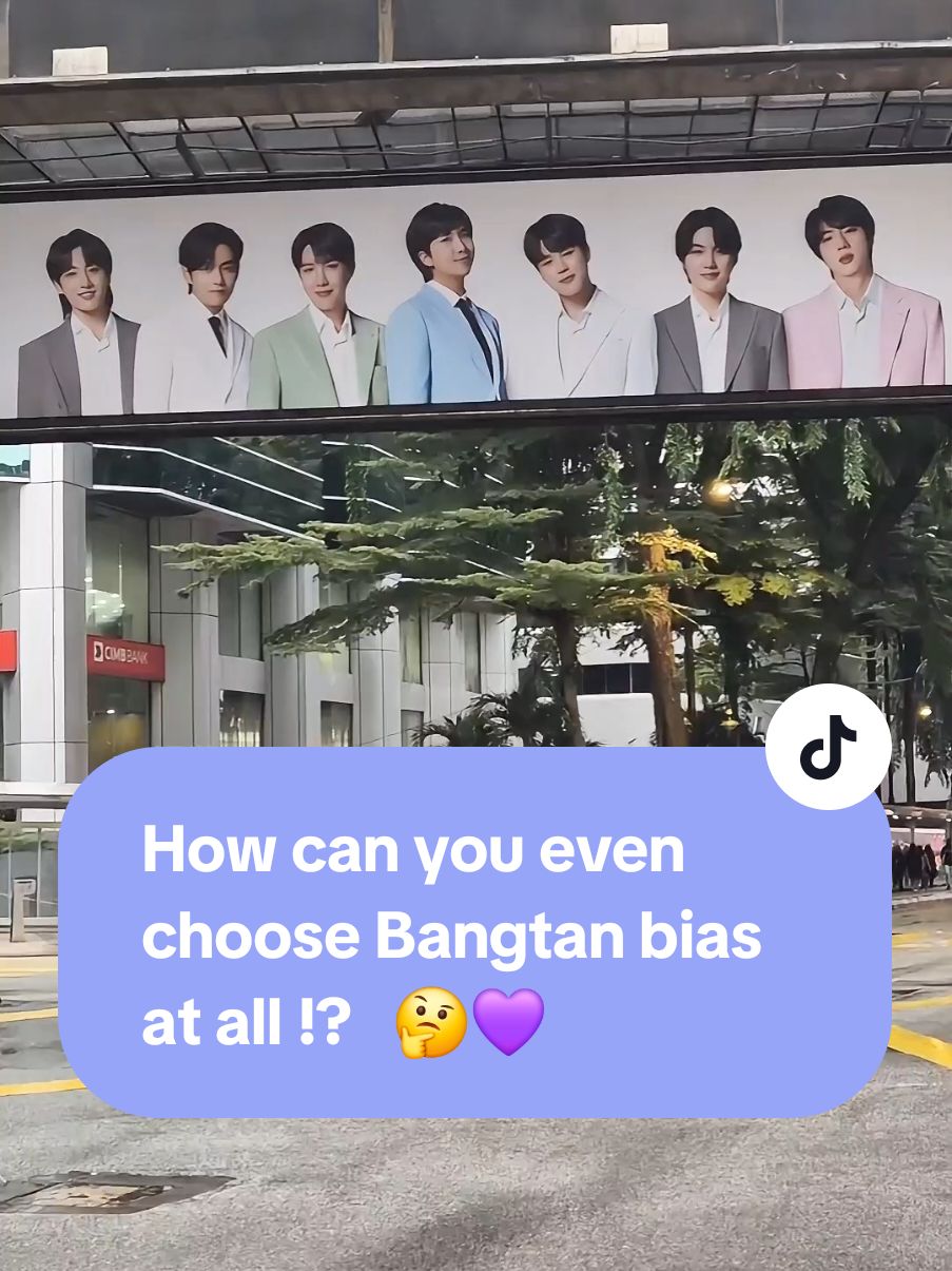 How can you even choose Bangtan bias at all !? 🤔💜 #bts #armybts #bias #btsbias #fyp @BTS @AbjkMRstY 