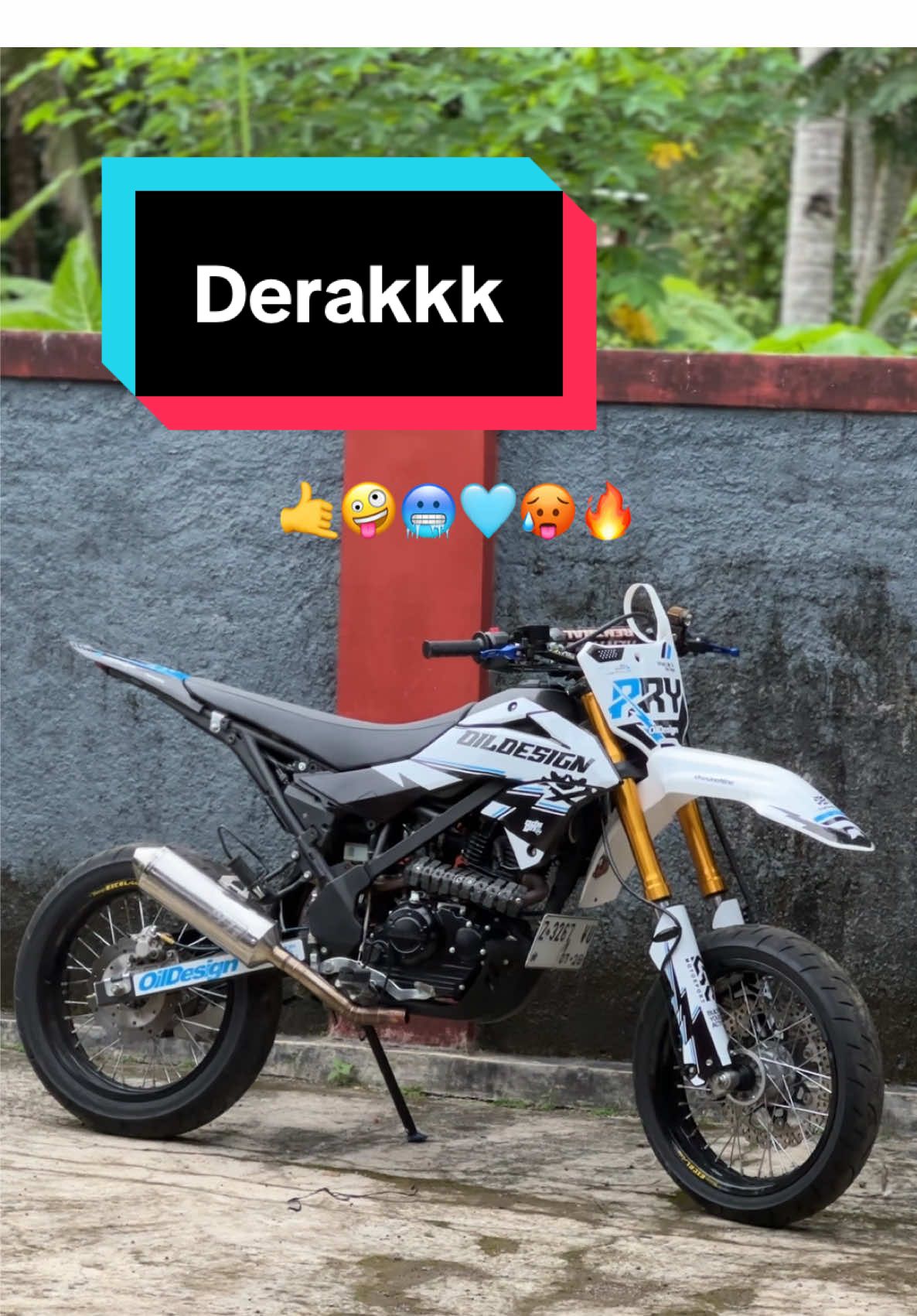 Cocok gak si kalo pake knalpot kayak gini?😂#klx150smse #klx #supermoto #herex #fypシ゚ 