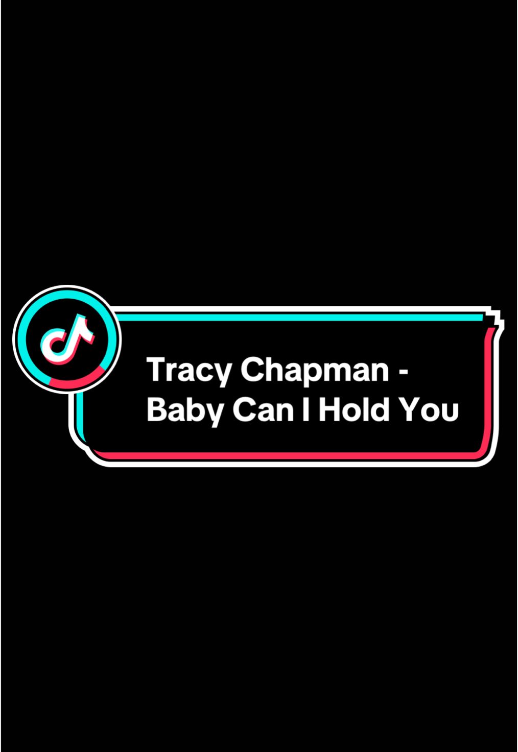 Tracy Chapman - Baby Can I Hold You (lyric) #Flashback #lovesongs80s #tracychapman #babycaniholdyou 