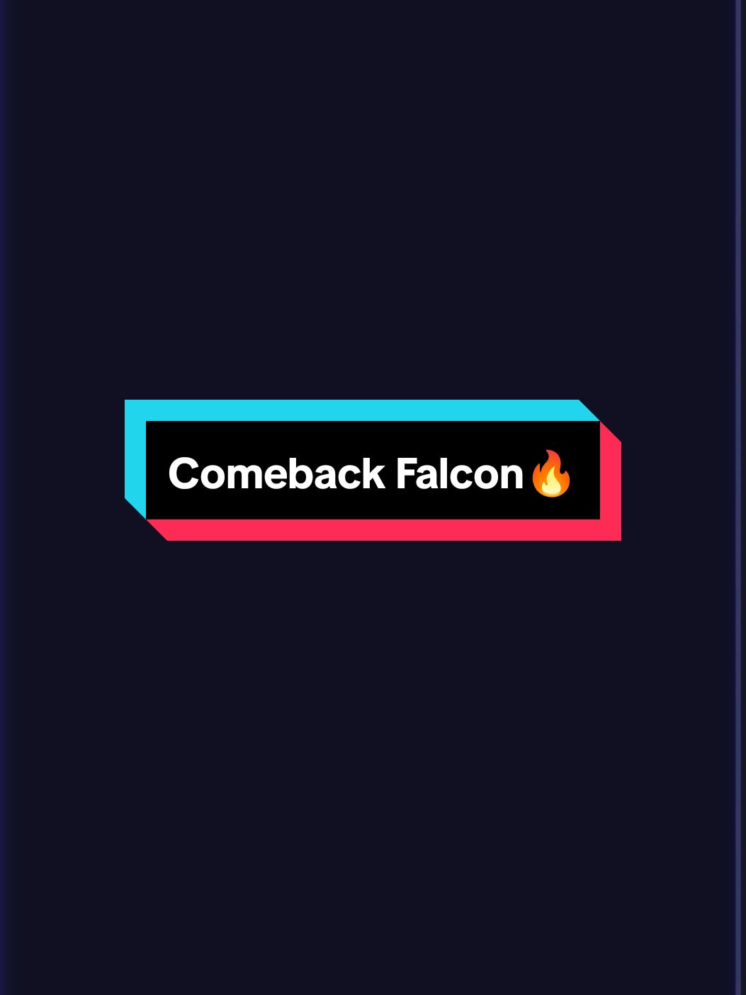 Comeback Falcon Coming Soon🔥💀 #mobilelegends #thinkb4youdo  #m6 #falcon #xyzabc #viral #foryou #fyp #robloxjr01 