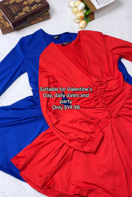 Super soft fabric, no stretch, and great quality! 😍 The deep V-neck, pleated waist, and A-line skirt really cinch your waist and show off your curves. 💃 Perfect for a cute Valentine's date, casual hangouts, or a fun party! ✨ #ValentinesLook #OOTD #PlusSizeFashion #DressToImpress #CasualChic #Valentine's Day #ValentinesDay #ValentinesLook #LoveAndStyle #RomanticOutfit #TikTokShopMothersDay#MothersDay#VDayOutfit#oov#valentinesdaypresent#couplegifts#TikTokShopValentinesDay#valentinesdaypresent#couplegifts#TikTokShopSpringSale#TikTokshopHolidayDeals#TikTokShopEndofYearDeals#TikTokShopHolidayHaul#spotlightfinds#TimeOFF#Relaxwithtimeoff,#NcmRyuAnniversarySale#blackfriday#blackfriday2024#tiktokshopblackfriday#tiktokshopblackfriday2024#blackfridayearlydeals#tiktokshopcybermonday#tiktokshopholidaysale#deals#sale#flashsale#tiktokshopholidaydeals#Christmas#Christmasdeals#Christmas2024#Christmasearlydeals#falldealsforyou#blackfriday#blackfriday2024#tiktokshopblackfriday#tiktokshopblackfriday2024#blackfridayearlydeals#tiktokshopcybermonday#tiktokshopholidaysale#deals#sale#flashsale#tiktokshopholidaydeals#Christmas#Christmasdeals#Christmas2024#Christmasearlydeals #tiktokshopholidayhaul#TikTokShopHolidayHaul#spotlightfinds#TikTokShopMothersDay#MothersDay#vdayoutfit#oov#valentinesdaypresent#couplegifts#TikTokShopValentinesDay#valentinesdaypresent#couplegifts#TikTokShopSpringSale#TikTokshopHolidayDeals#TikTokShopEndofYearDeals