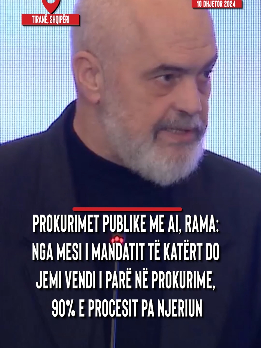 Prokurimet publike me Inteligjencë Artificiale, Rama: Nga mesi i mandatit të katërt do jemi vendi i parë në prokurime, 90% e procesit pa njeriun #edirama #ai #inteligjencaartificiale #prokurorime #reporttv