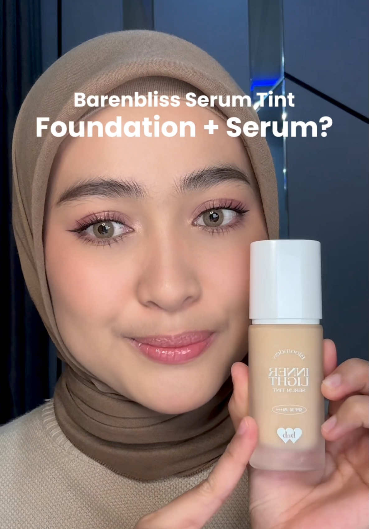 Akhirnya mereka ada skin tint, dan menurut aku skin tint harusnya gini ga siii, ringaaan dan skin like finishnya🥹 #barenbliss #skintint 