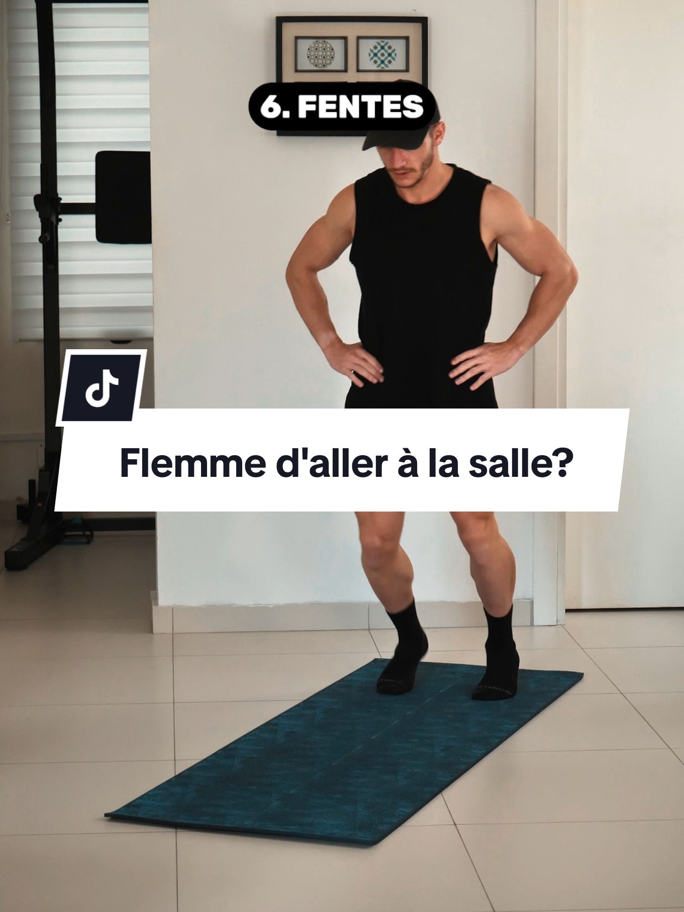 Flemme d'aller à la salle? Voici une solution simple et efficace 💪🏽 #musculation #bodyweightexercises #sportalamaison #salledesport #calisthenics 