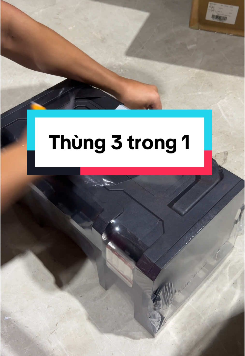 Thùng đựng đồ 3 trong 1 Bison #xsafe #DIY #thungdonghe #suachuadien #bison 