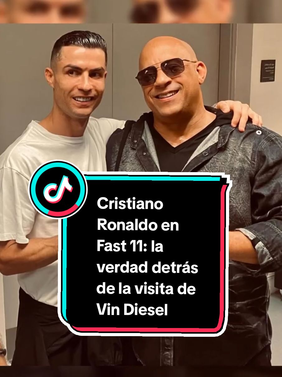 Cristiano Ronaldo en Fast 11: la verdad detrás de la visita de Vin Diesel 🧐#ronaldo #georgina #cristianoronaldo #ronaldojr 