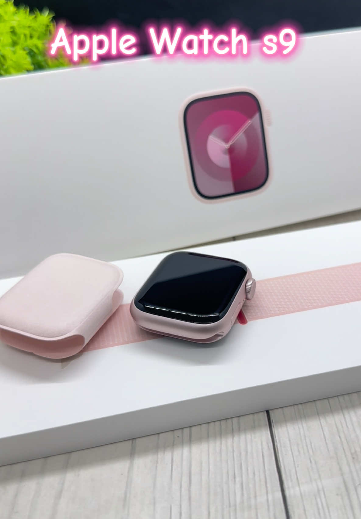 Apple Watch S9 41mm NEW ថ្មី Full Box សារ៉េ Christmas Gift អោយហើយមក 💕💕 #asianphoneshop #gift #christmas #applewatchs9 #apple #foryou 