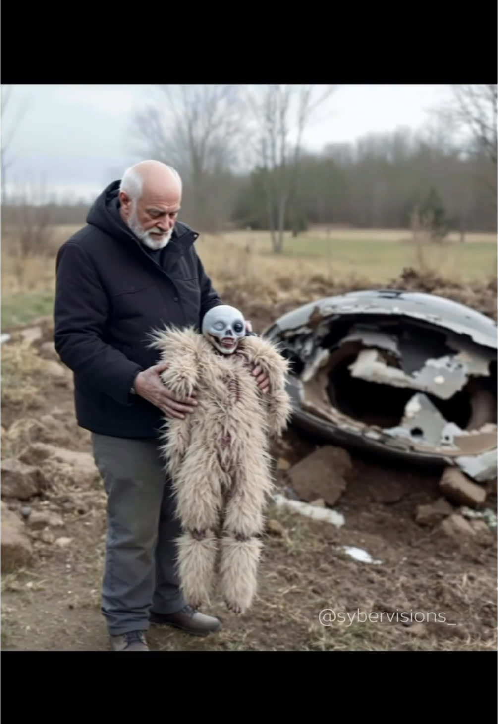 Strange Alien body Found Near a Crashed UFO!  #alien #extraterrestrial #uap #Uaps #Ufo #aliens #tiktokviral #fyp #ai #trending #viral #viralvideo #horror #creepytok #extraterrestres #strange #ufocrash #arizona #scary