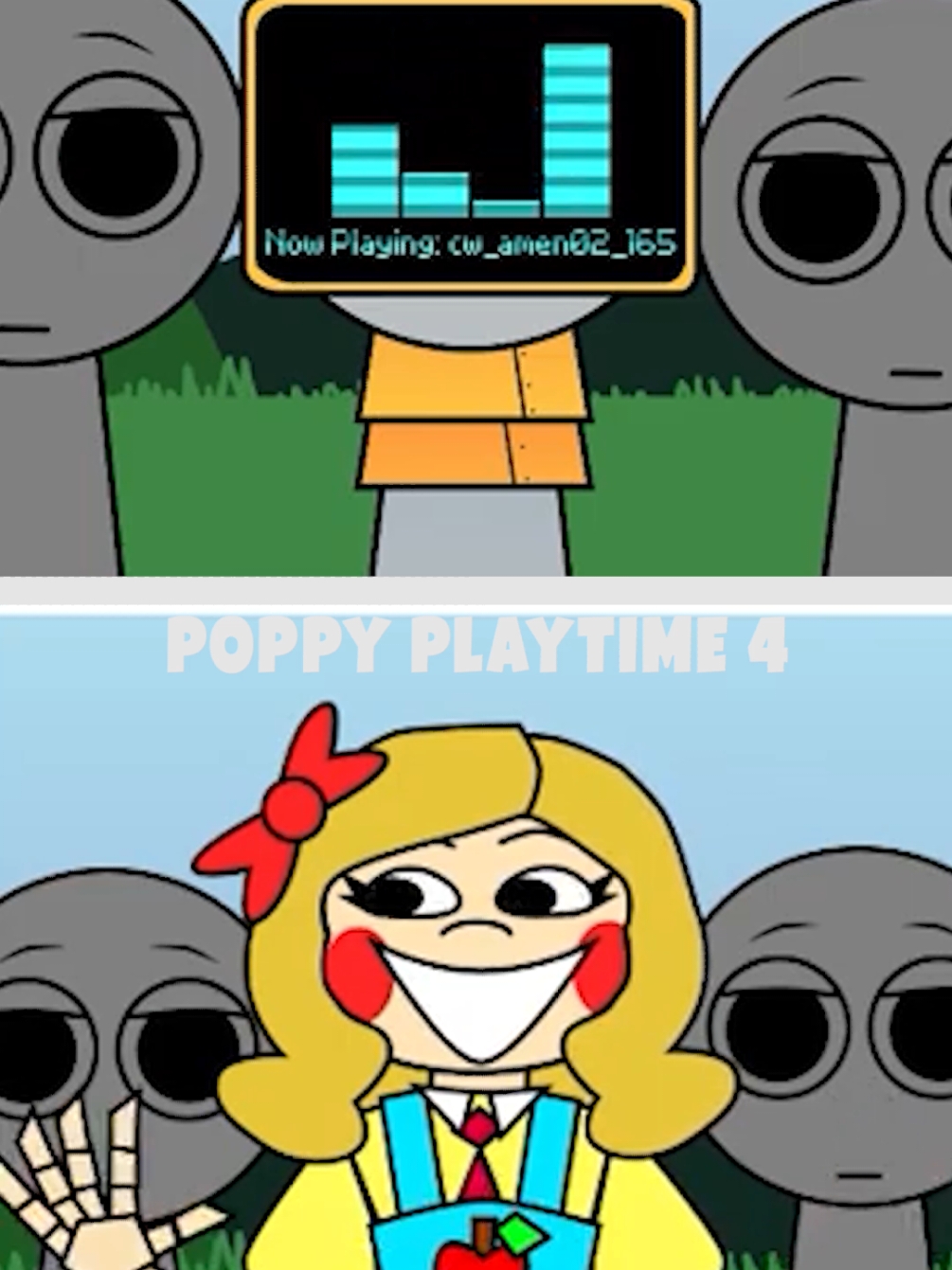 sprunki retake VS sprunki poppy playtime 4 #sprunki 