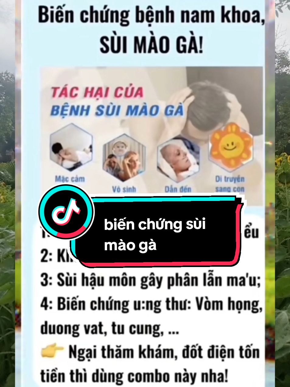 biến chứng sùi mào gà #duocsianhhuong01  #benhnamkhoa  #Suimaoga 