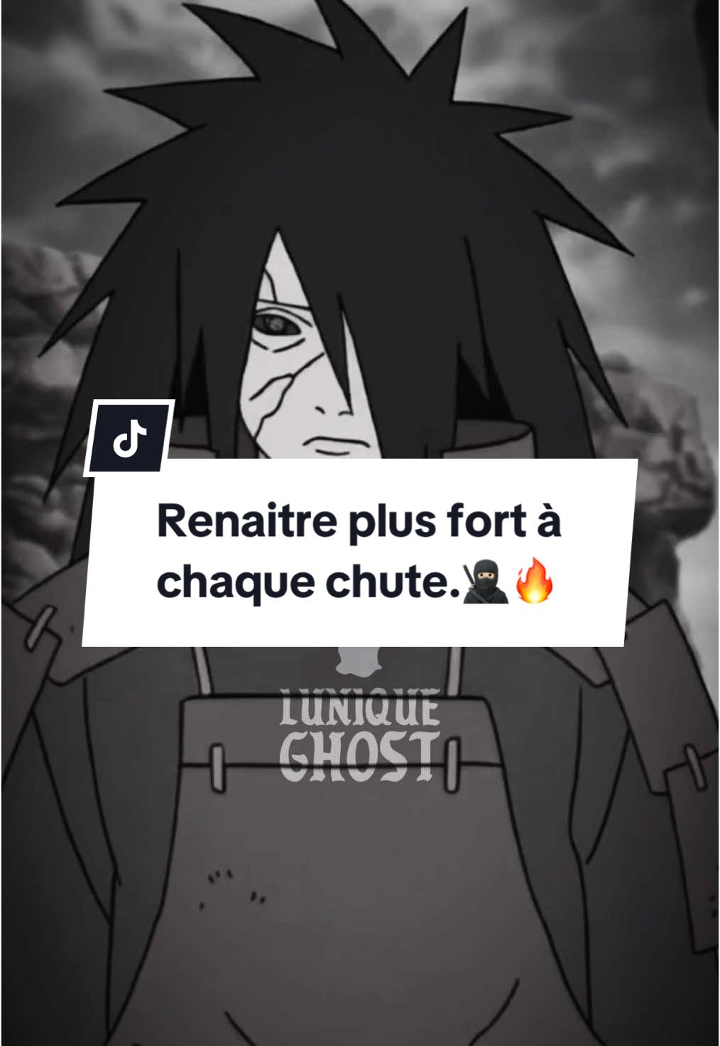 Renaitre plus fort à chaque chute. 🥷🏻🔥 #citation #mindset #luniqueghost #motivation #pourtoi #clonevoice 