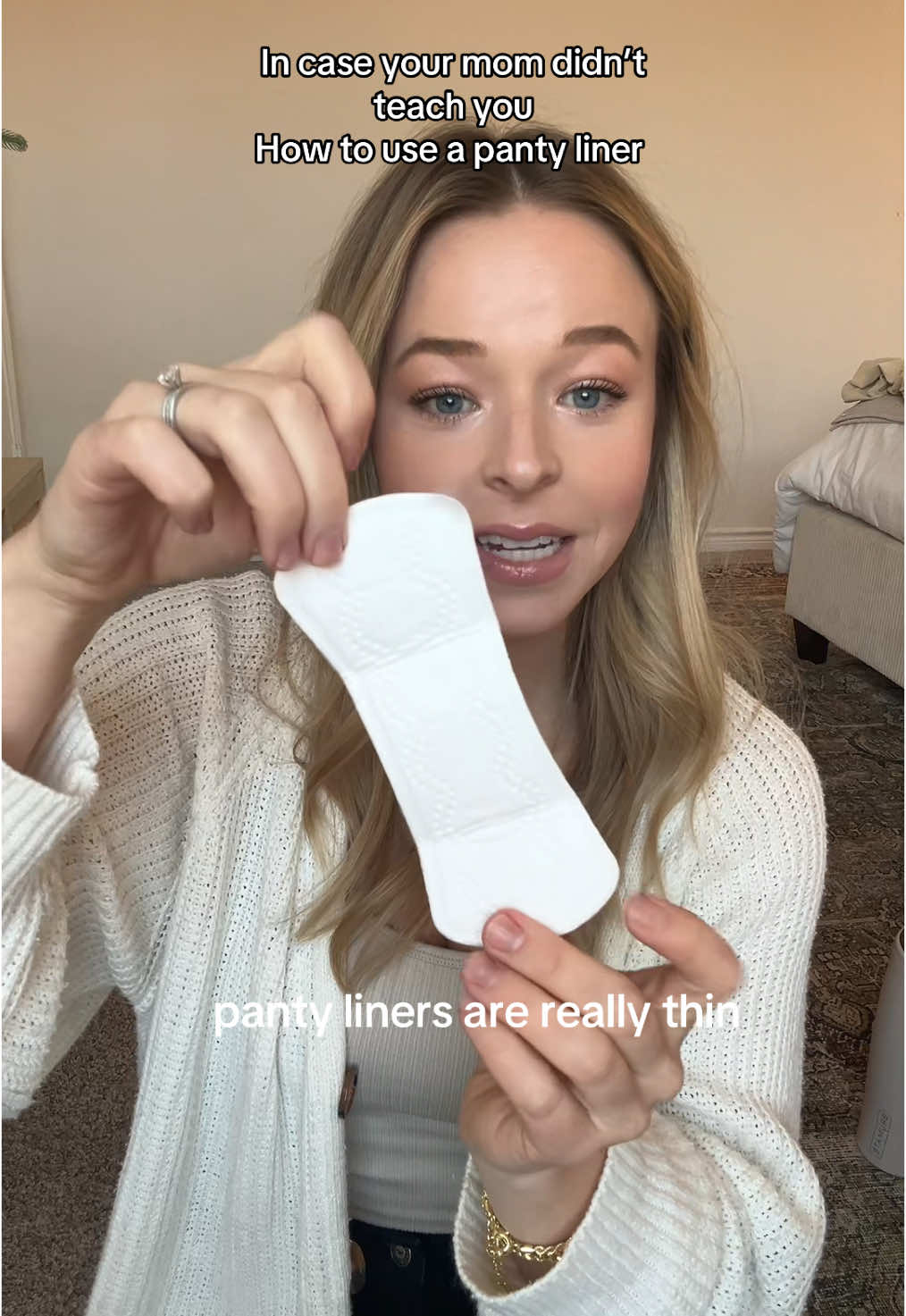 Period products part 2-Panty liners✨I love you forever! Xoxo, your tiktok mom 💕  @Rael  • • • #tiktokmom #fyp #period #periodproducts  