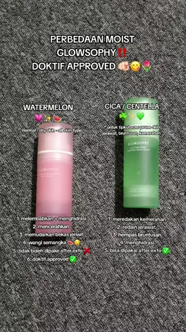 sebelum di review doktiff udah nyoba duluan. gak nyesel sihh emang yg pink dia beneran bisa mencerahkan 🫶🏻😋💗 #glowsophy #glowsophymoisturizer 
