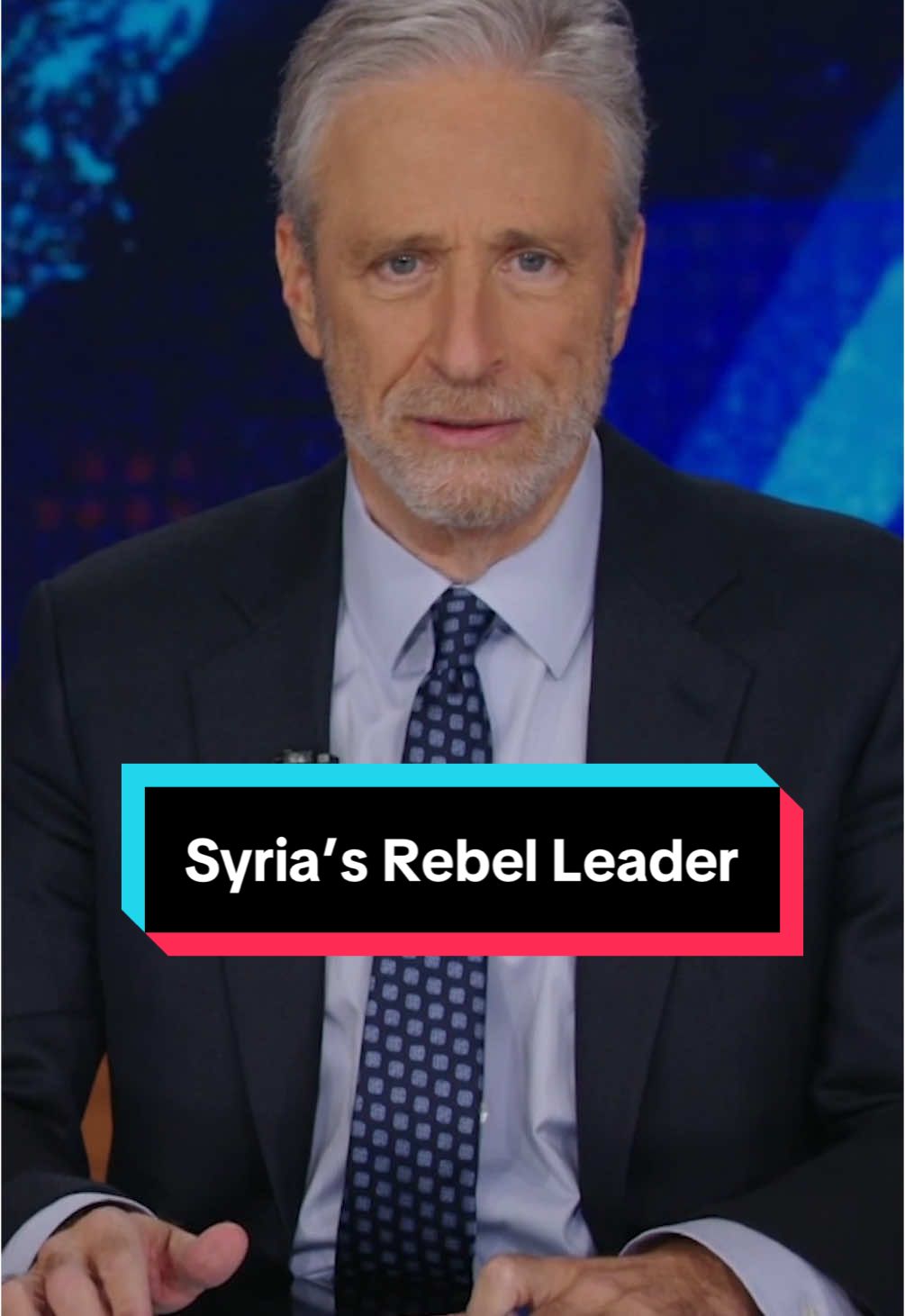 Jon Stewart introduces the new and improved Abu Mohammad al-Jolani, who is definitely over his Al Qaeda phase #DailyShow #Syria #JonStewart 