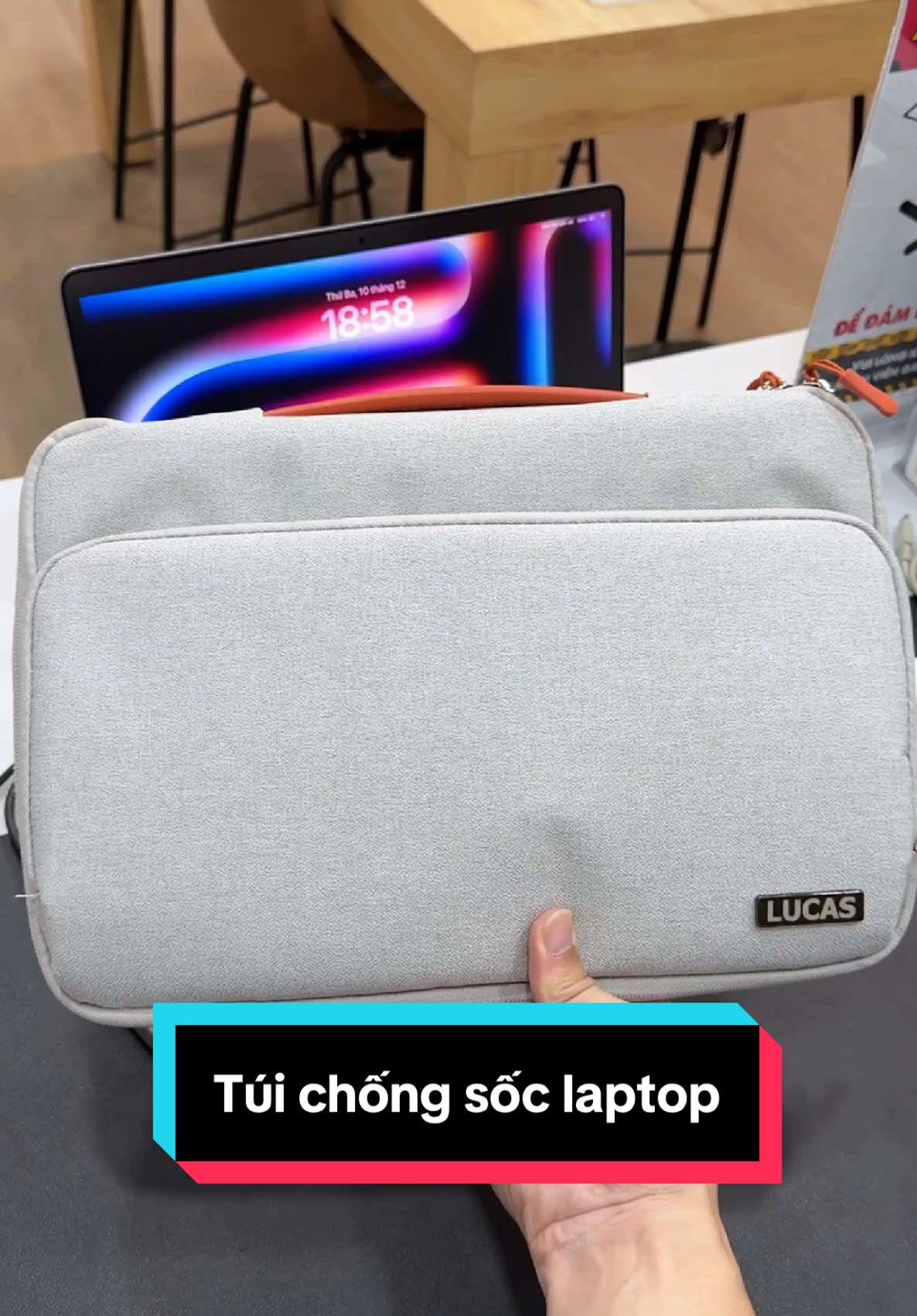 Túi chống sốc laptop bảo vệ tối ưu có quai xách tiện lợi ae tham khảo nha #tuichongsoc #tuichongsoclaptop #tuichongsocmacbook #techtok #thanhcongnghe 