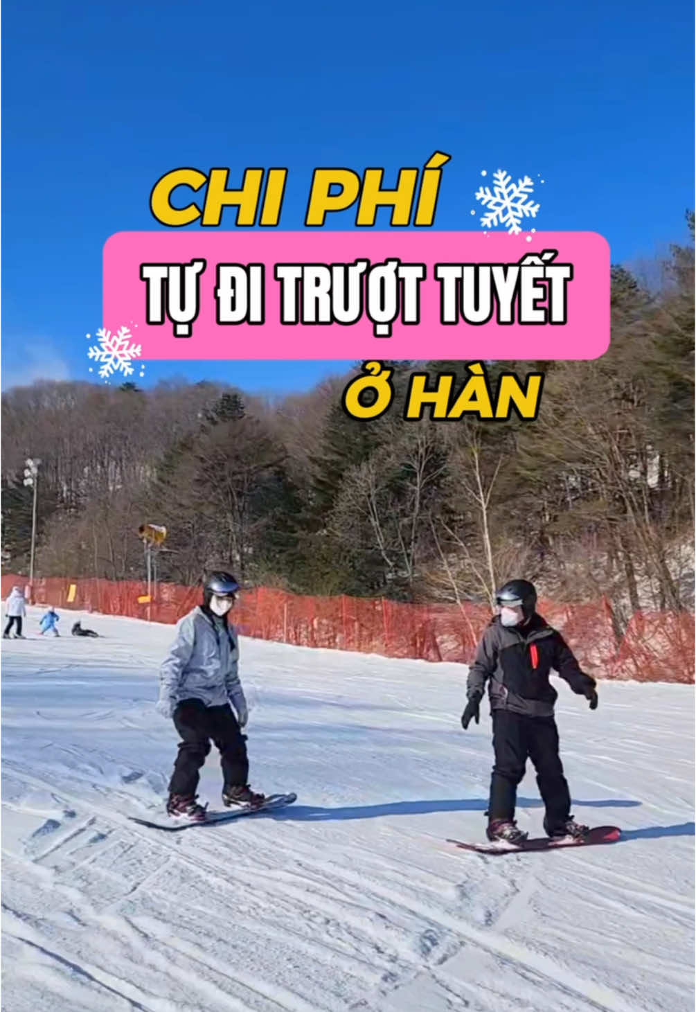 Tổng hợp chi phí tự đi trượt tuyết ở Hàn 🥰 Các b tham khảo nè ❤️  #truottuyet #fyp #tiktokviral #trending #tiktoktravel #visitkorea #dulichhanquoc #traveltiktok #ski 