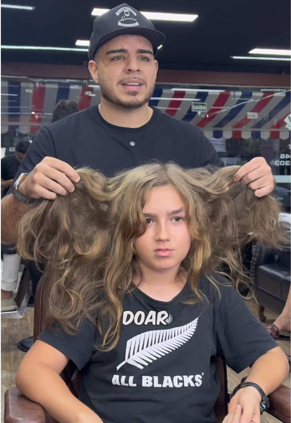 SÓ AS PONTAS NÃO, VAI DOAR ESSE CABELO 👍