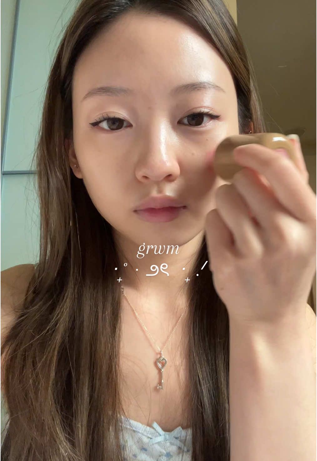 the usual #grwm 🧸🎀 #MakeupRoutine #makeuptutorial #makeup #kbeauty 