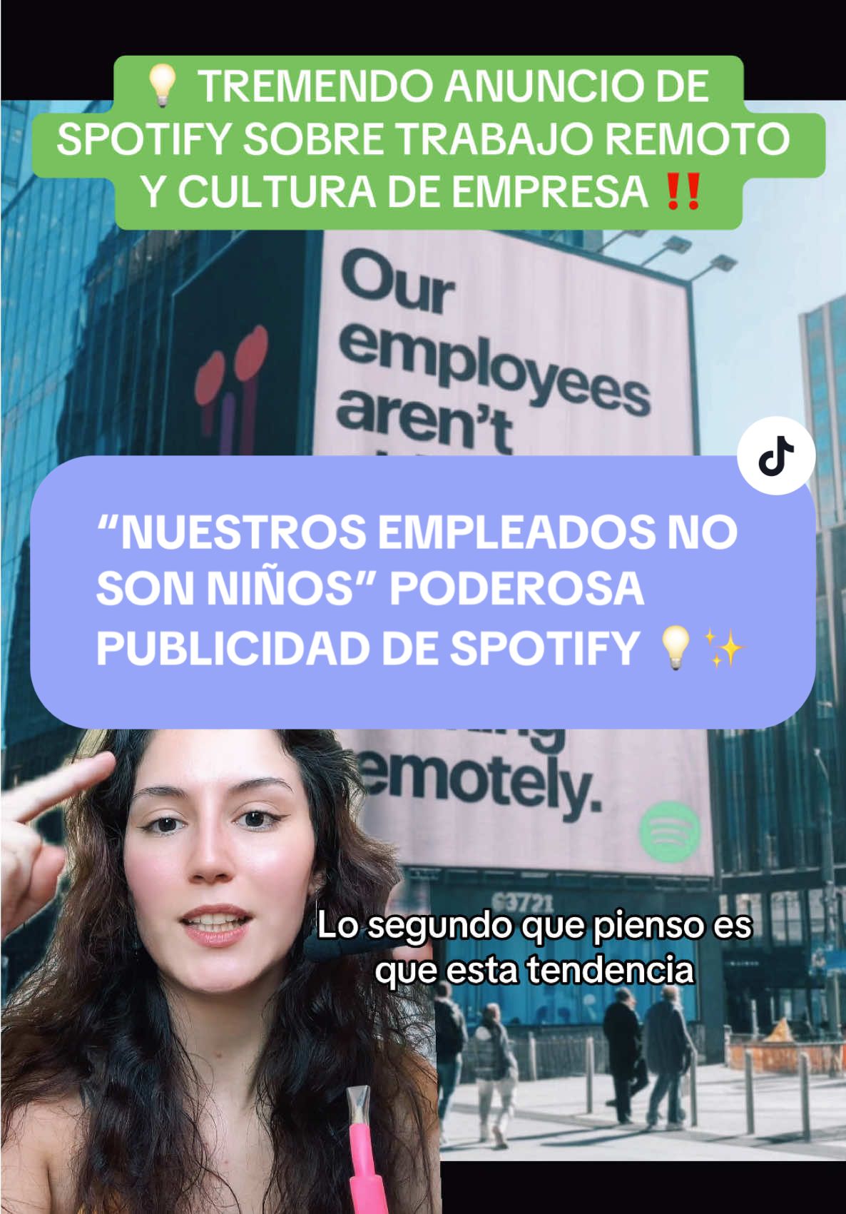 ¿Qué opinamos de esta publicidad de Spotify? 👀 #marketing #mkt #spotify #tendencia #viral #empleado #empleados #empresa #equipo #empleo #busquedalaboral #corpo #corporate #anuncio #viapublica #creatividad #mensaje #comunicacion #estrategia #greenscreen  