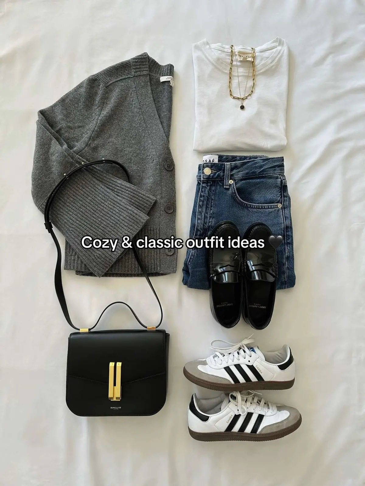 Save now to recreate later!  #OOTD #styleinspiration #flatlay #chic #outfitideas 