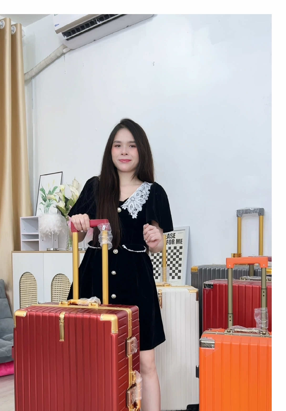 Vali màu đỏ , đẹp quá chừng ❤️ #vali #valiluxtra #valikhoasap #review #xh #thảothaodaily 