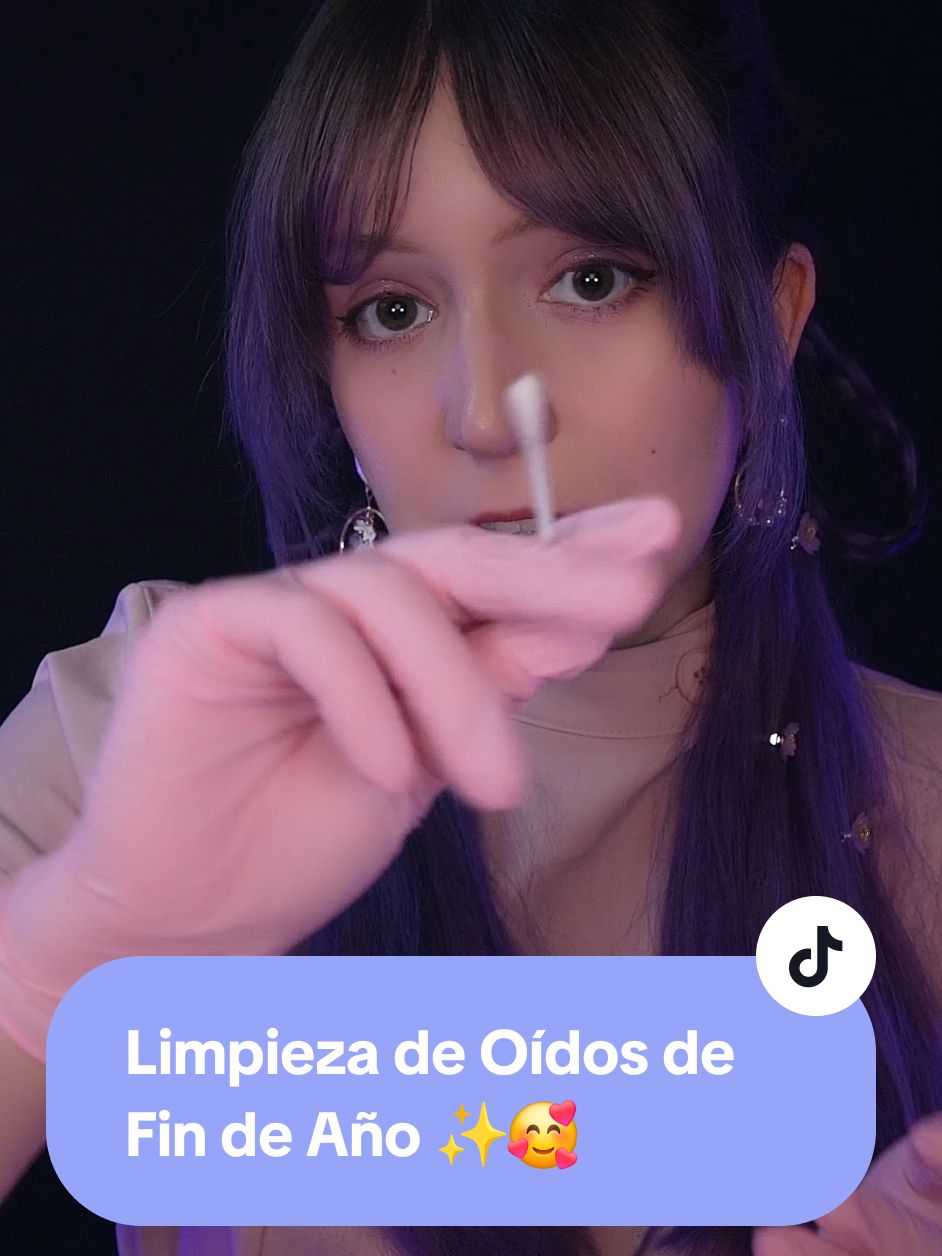 ⭐️ASMR Limpieza de Oídos de Fin de Año ✨️🥰 #ASMR #parati #fypage #asmrlimpiezadeoido #limpiezadeoidos #asmrroleplay #asmrdoctor #asmrenespañol 