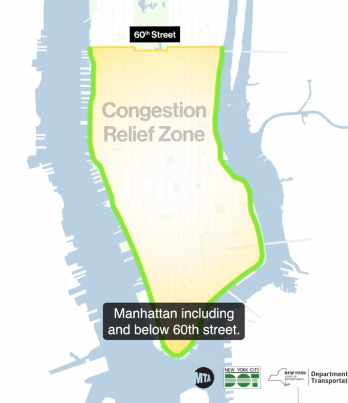 Starting January 5, vehicles entering the Congestion Relief Zone –Manhattan including and below 60 St – will be charged a toll.  Toll amounts vary by type of vehicle, time of day, if any crossing credits or discounts apply, and whether or not you’re paying with an E-ZPass. Learn all the details on our website—link in bio.