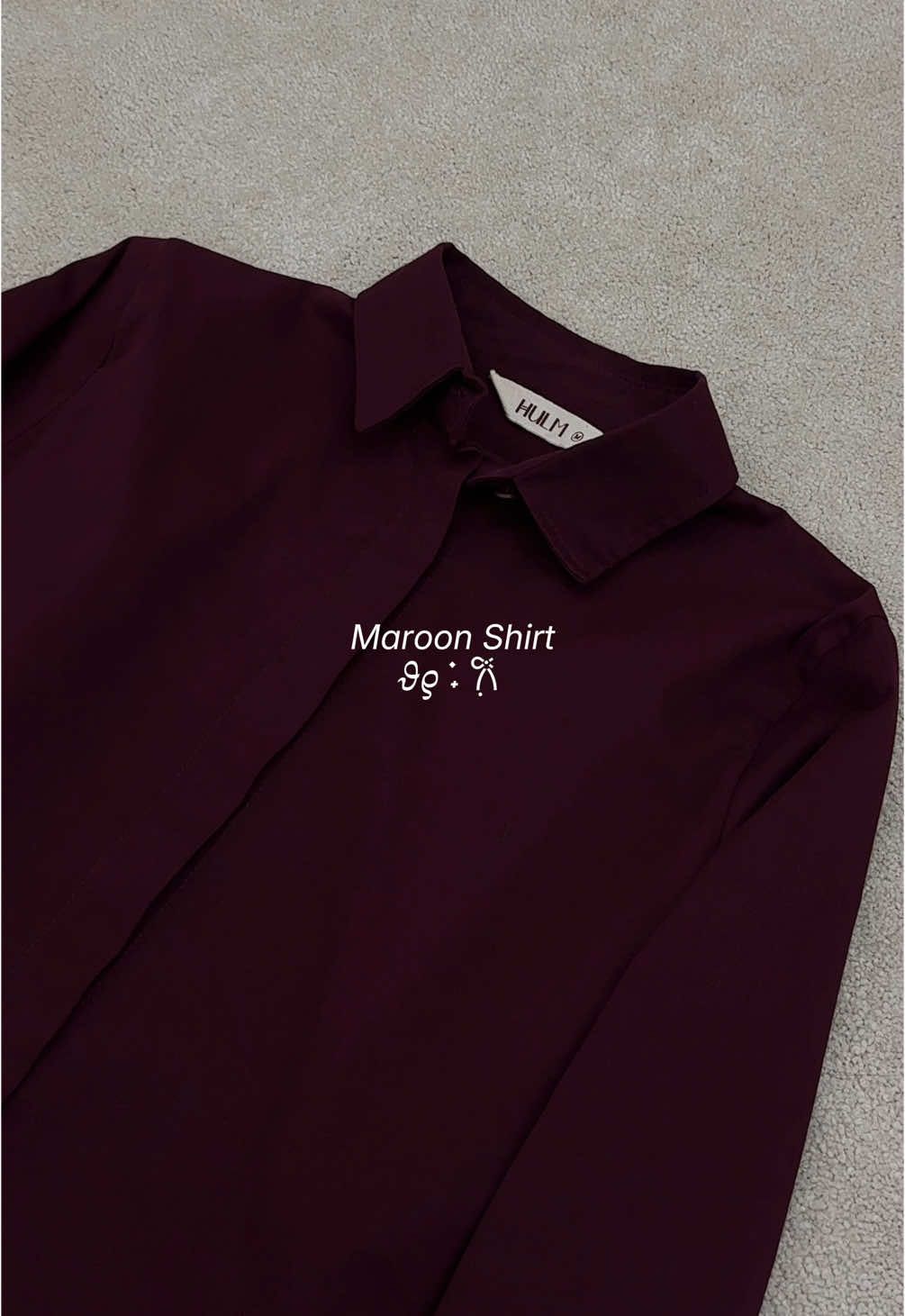 Maroon shirt😍 #fyp #fypシ #fy