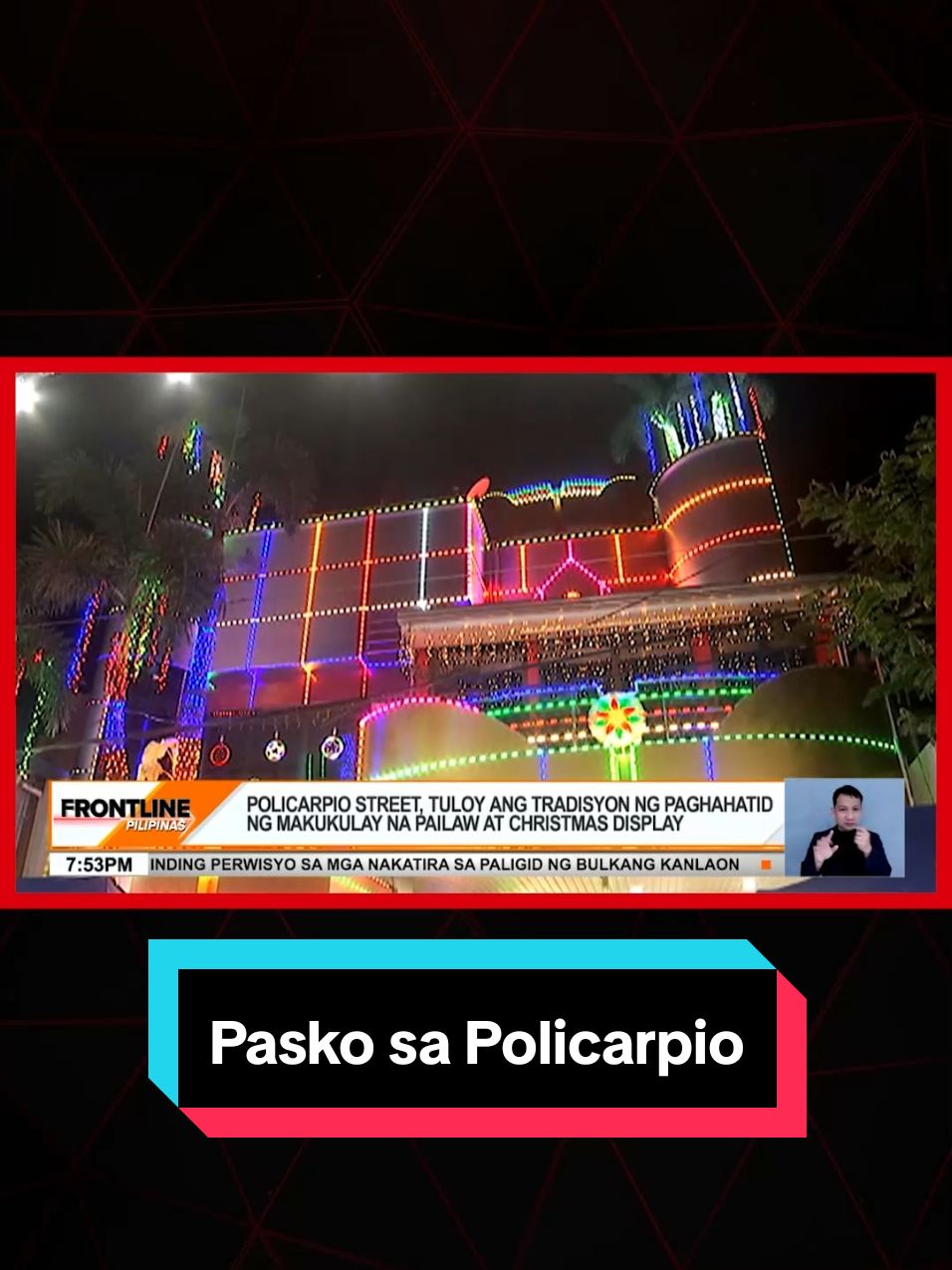 Kung pailaw din lang, isa sa mga unang nakilala riyan ang Policarpio St. sa Mandaluyong City. #News5 #FrontlinePilipinas #NewsPH #SocialNewsPH 