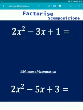 How to factorise trinomials,  Scomposizione di polinomi,  Mathematics,  Matematica,  Stem  #30secondsmath #mathematics #stem #mathgcse #factorise 