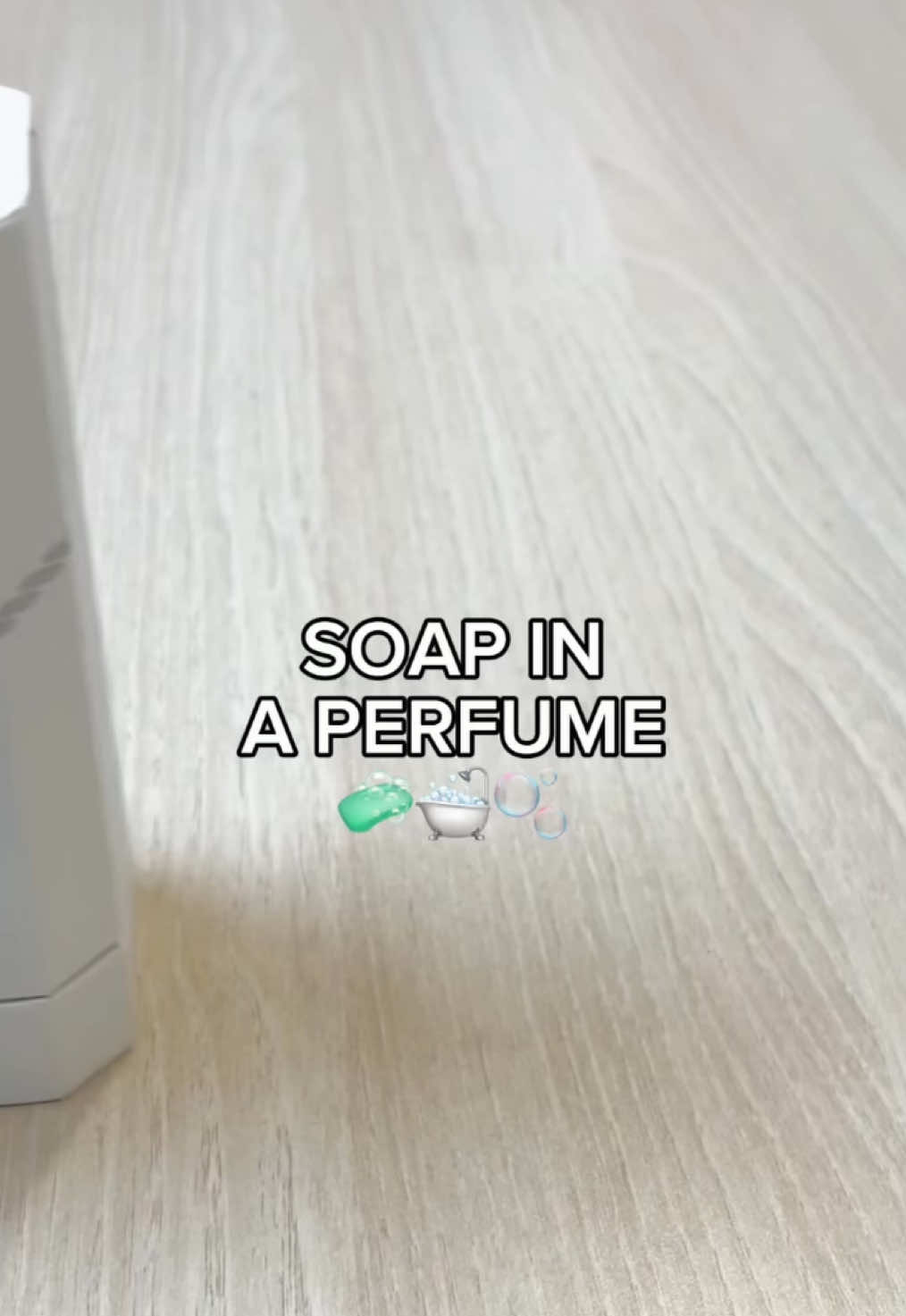 literally soap in a spray #hint #perfume #metaverse 