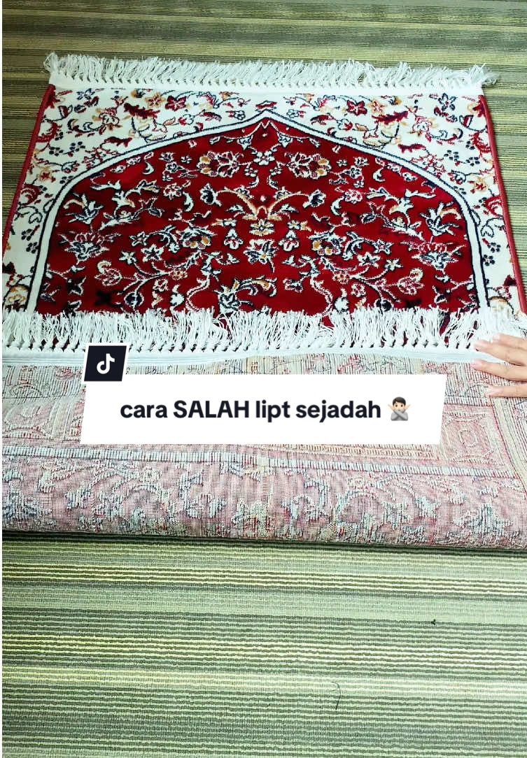 Ada yang boleh teka kenapa salah? 👀 #fyp #tips #sejadah 