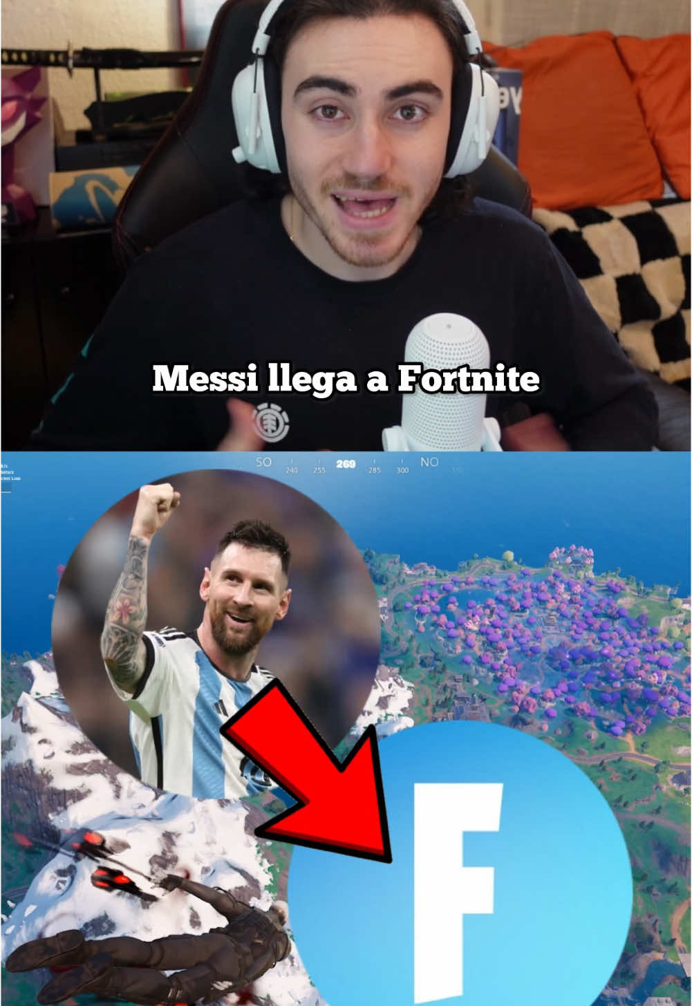 Messi en Fortnite😳 #doblefn #Gamingentiktok #fortnite #fortniteespañol 