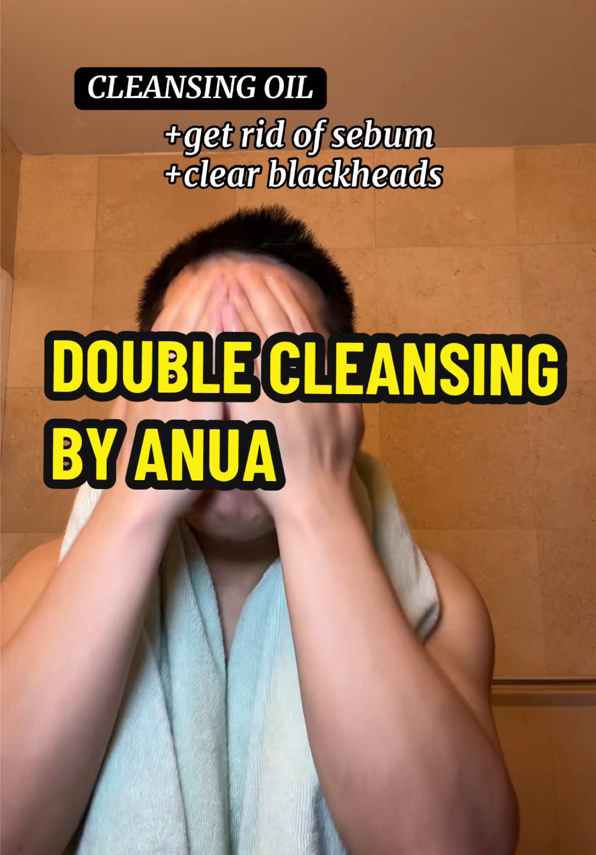 How to double cleanse ? #trendingproducts #TiktokShopHolidayHaul #NewYearNewAura #giftguide #anua #doublecleansing #anuadoublecleansing #cleansingoil #cleansingfoam #koreanskincare #kbeauty #noseblackhead #cleansingroutine #koreanskincareroutine #skincareroutine #beautyproducts 