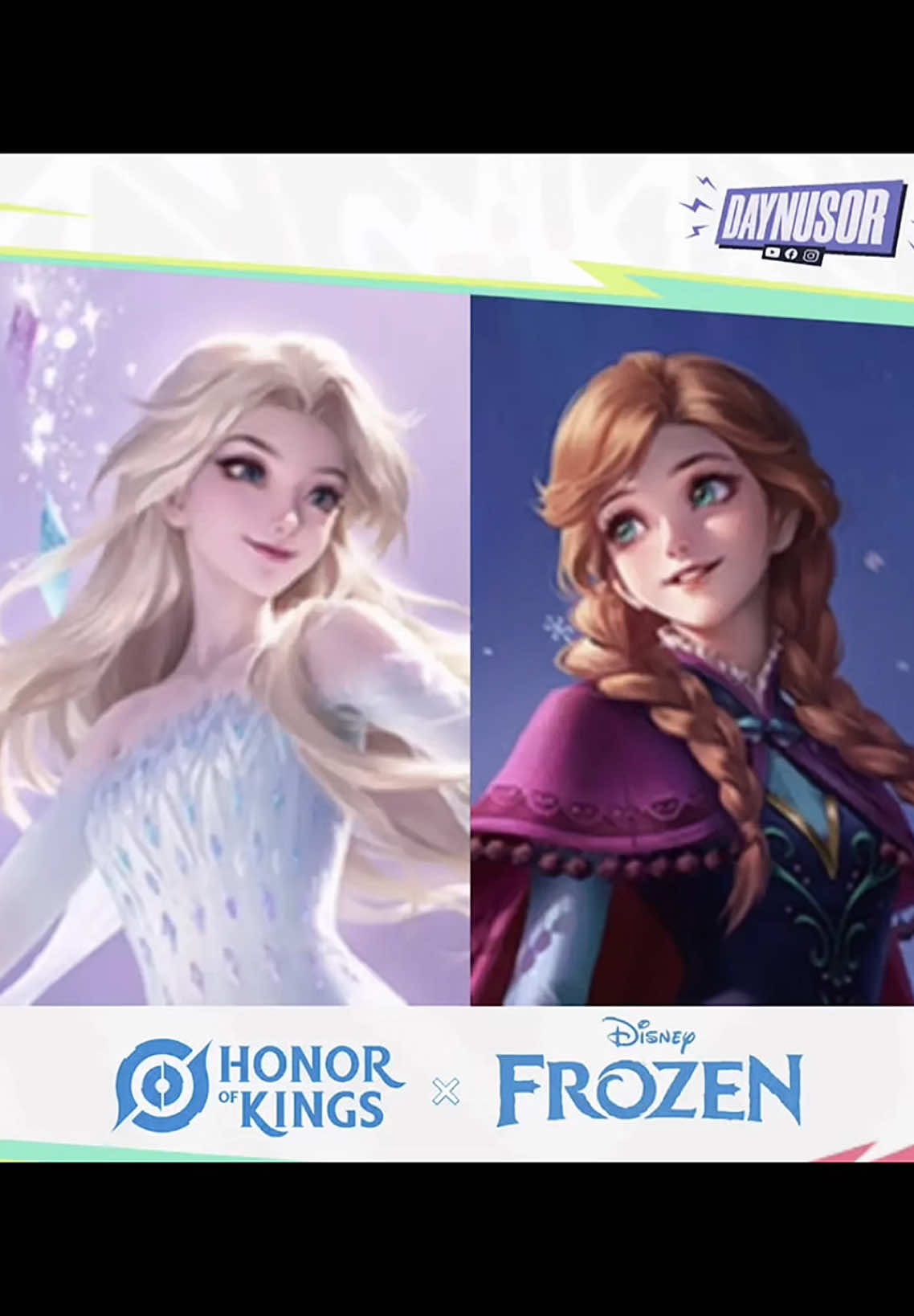 Elsa cantik banget 😍 #honorofkings #frozen2 #frozen #hok #hokstudio #hokxfrozen 