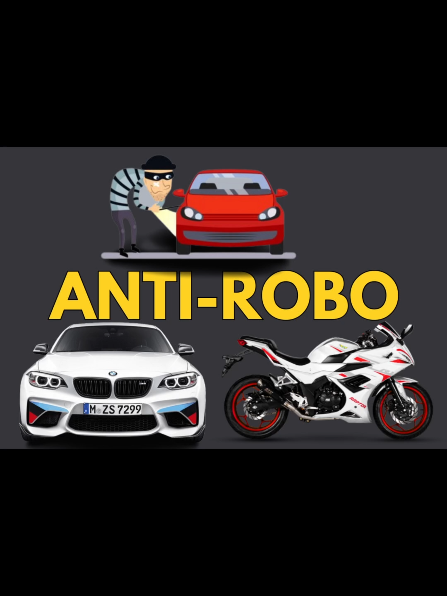 Antirrobo Auto y Moto #automobile #reparación #garylemuzelectricidad