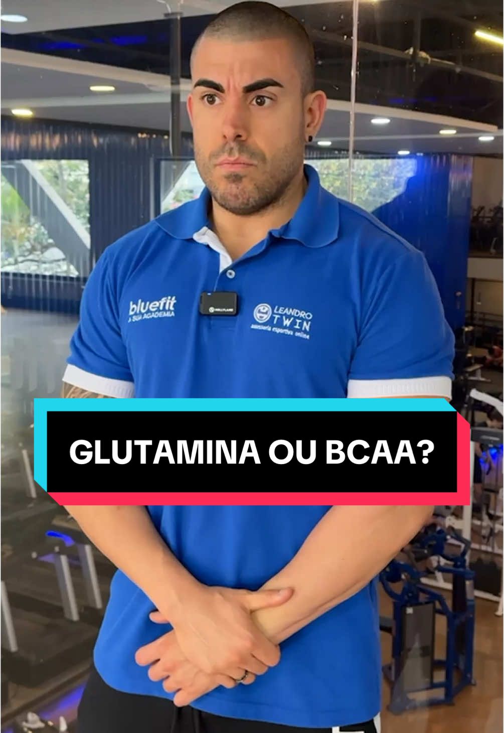 ➡️Nos próximos 365 dias eu vou postar 1 dica por dia coloca pra seguir que é de graça 💪🏼 Glutamina ou BCAA? #leandrotwin #Fitness #academia #musculação #treino 