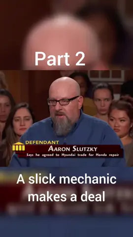 part 2 A slick mechanic makes a deal #judgejudy #judgejudy #viral #judgejudy 