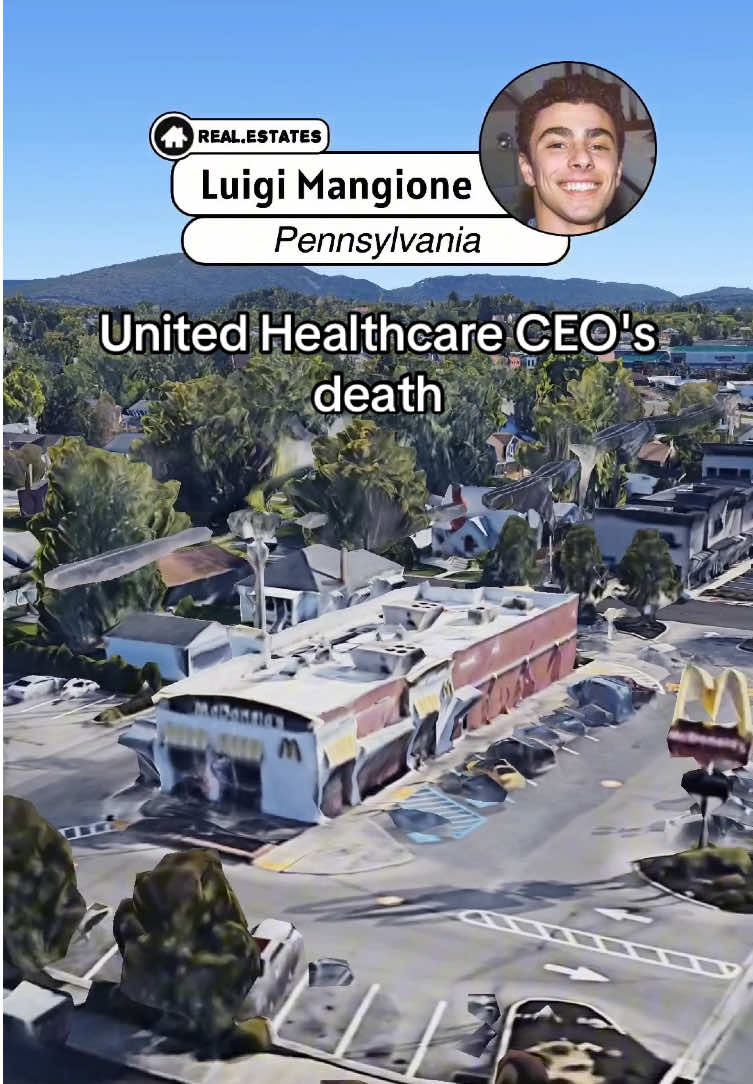 Luigi Mangione was arrested at a McDonalds in Pennsylvania and was charged for the United Healthcare CEO. #luigimangione #unitedhealthcare #ceo #crime #fyp #viral #news #breakingnews #mcdonalds #brianthompson 