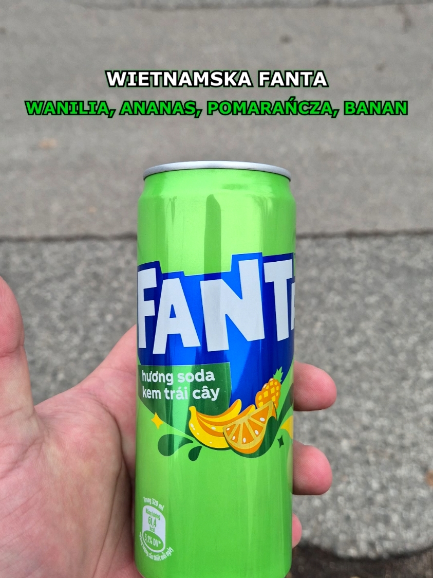 Wietnamska Fanta z Dealzika o smaku wanilii, ananasa, pomarańczy i banana 🍍🍊🍌 #fanta #wietnamskafanta #nowość #dealz #sticzu #sticzu_yt #sticzuyt 