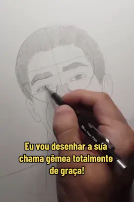 Eu vou desenhar a sua Alma Gêmea totalmente de graça! Link na bio