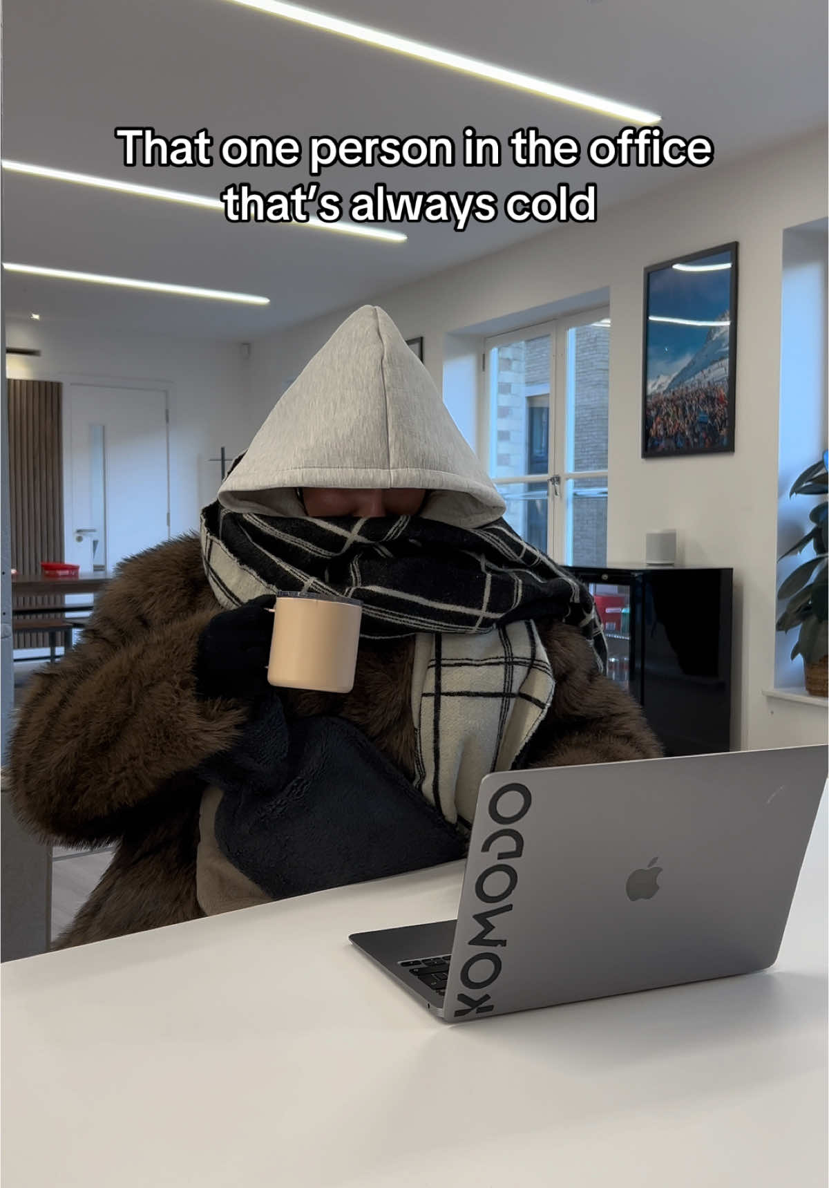There's always one in every office 🥶💙 #wearekomodo #officetiktok #fyp #officelife #officehumor #agencylife #cold #genzoffice  #socialagency #workplacehumor #viral #worklife 