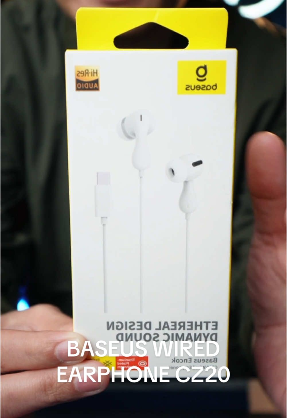 Baseus Encok CZ20 In-Ear Wired Earphone Hi-Res Type-C With Mic Wired Headphones #baseus #baseusmalaysia #earphone #earphones #typecearphone #earphonewired #wiredearphone #earphonetypec #wireearphone 